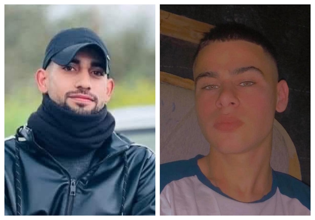 الشهيدان الطفل مهتدي ماجد سليم والشاب سامر سعيد رضوان